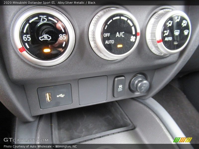 Controls of 2020 Outlander Sport ES