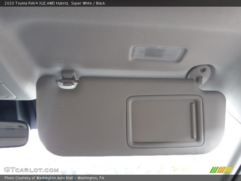 Super White / Black 2020 Toyota RAV4 XLE AWD Hybrid