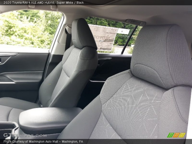 Super White / Black 2020 Toyota RAV4 XLE AWD Hybrid
