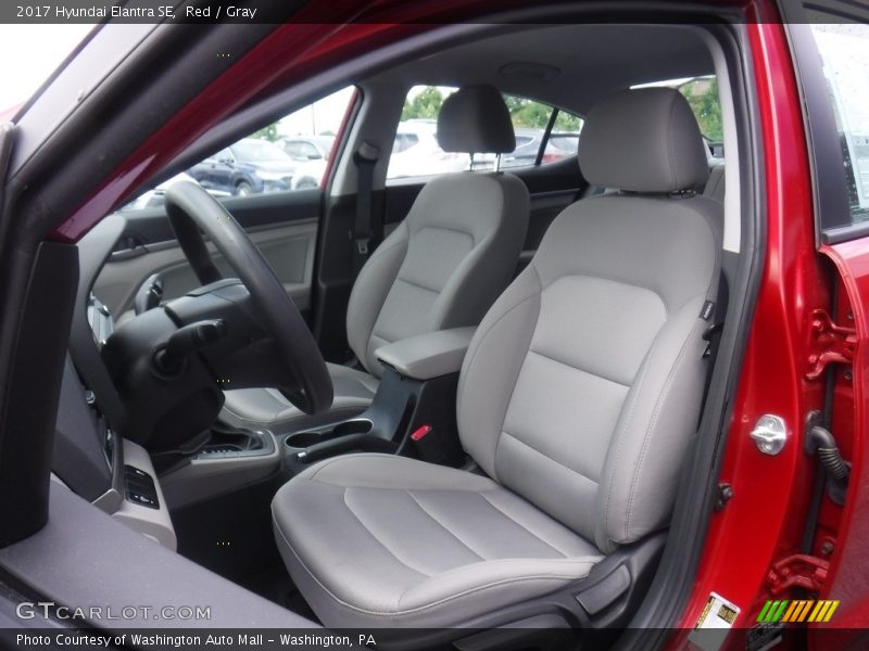 Red / Gray 2017 Hyundai Elantra SE