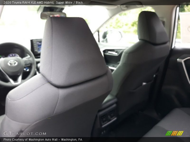 Super White / Black 2020 Toyota RAV4 XLE AWD Hybrid