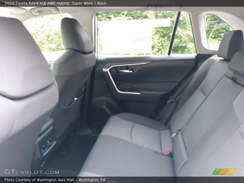 Super White / Black 2020 Toyota RAV4 XLE AWD Hybrid