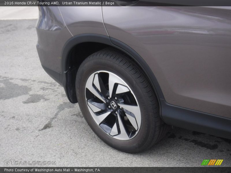 Urban Titanium Metallic / Beige 2016 Honda CR-V Touring AWD