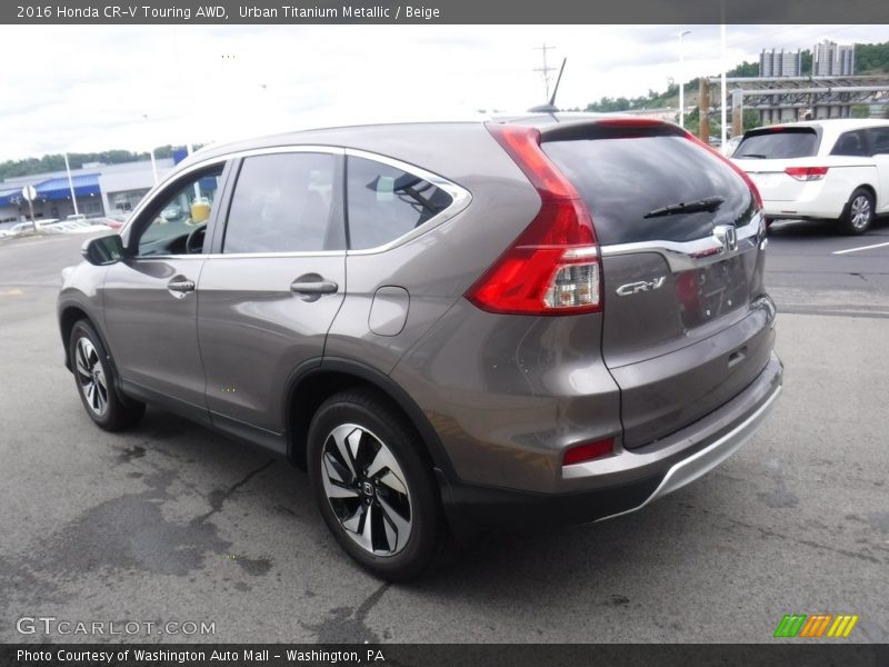 Urban Titanium Metallic / Beige 2016 Honda CR-V Touring AWD