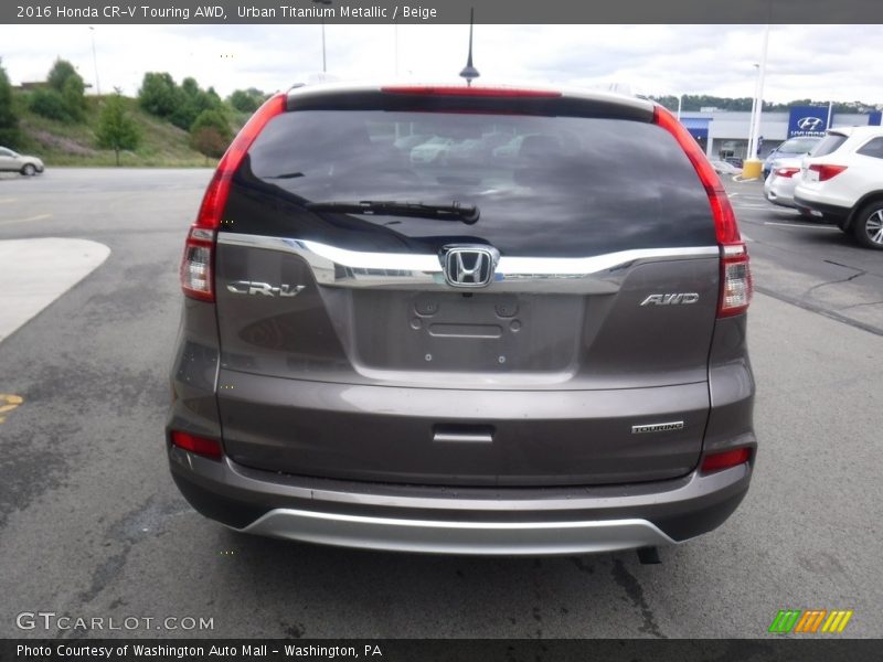 Urban Titanium Metallic / Beige 2016 Honda CR-V Touring AWD