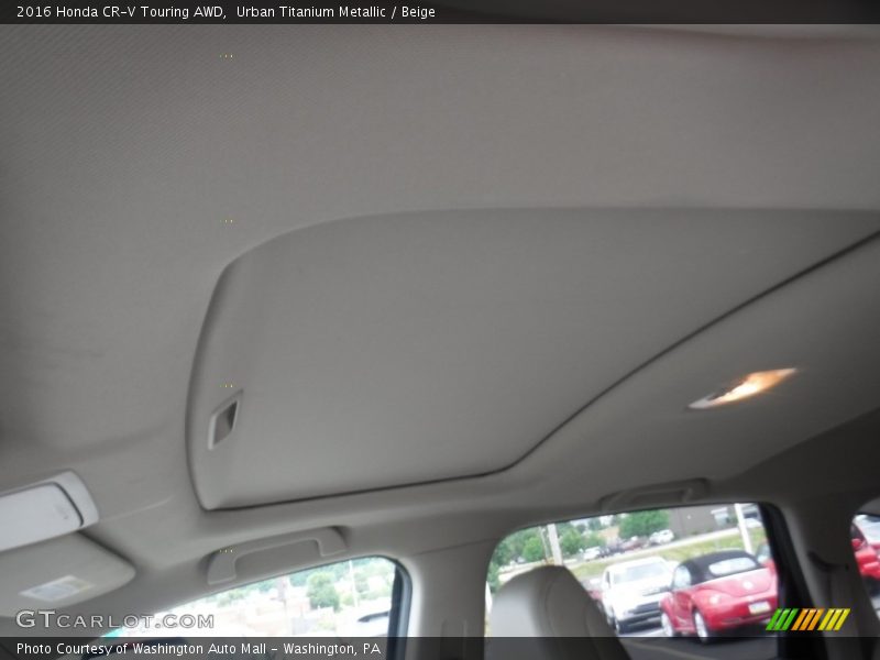 Urban Titanium Metallic / Beige 2016 Honda CR-V Touring AWD