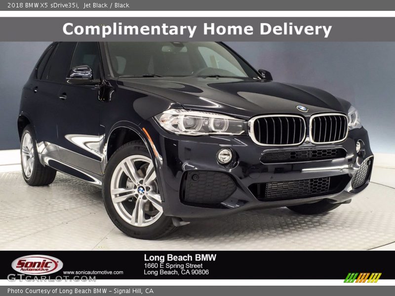 Jet Black / Black 2018 BMW X5 sDrive35i