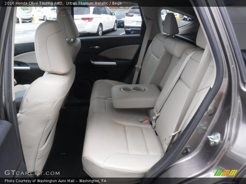 Urban Titanium Metallic / Beige 2016 Honda CR-V Touring AWD