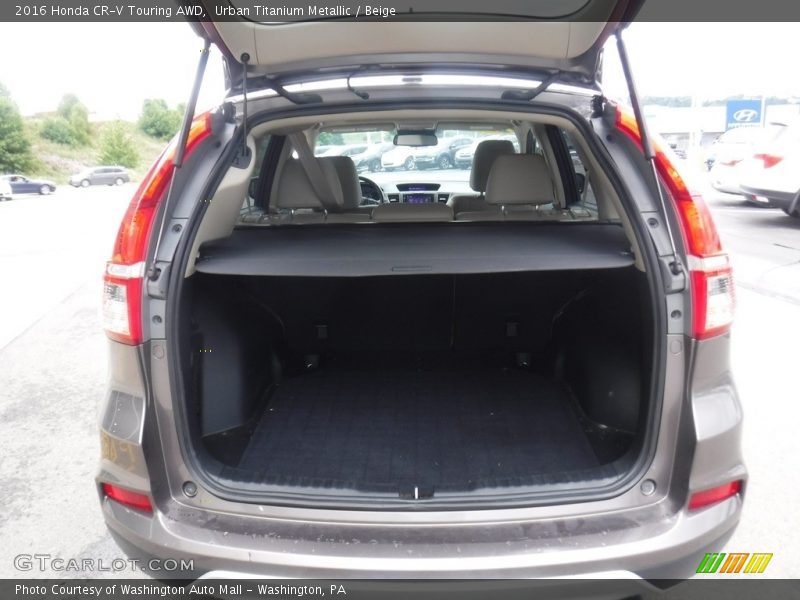 Urban Titanium Metallic / Beige 2016 Honda CR-V Touring AWD