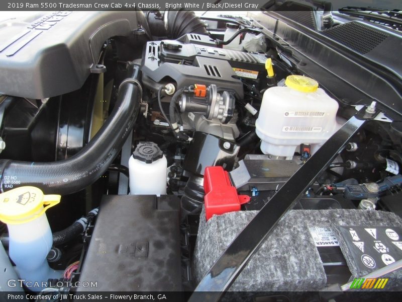 Bright White / Black/Diesel Gray 2019 Ram 5500 Tradesman Crew Cab 4x4 Chassis