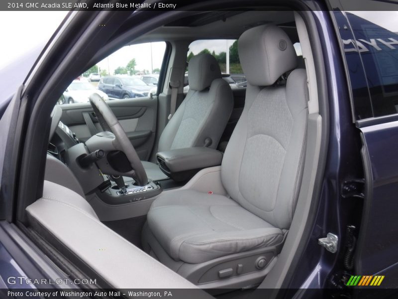 Atlantis Blue Metallic / Ebony 2014 GMC Acadia SLE AWD