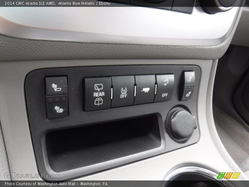 Atlantis Blue Metallic / Ebony 2014 GMC Acadia SLE AWD