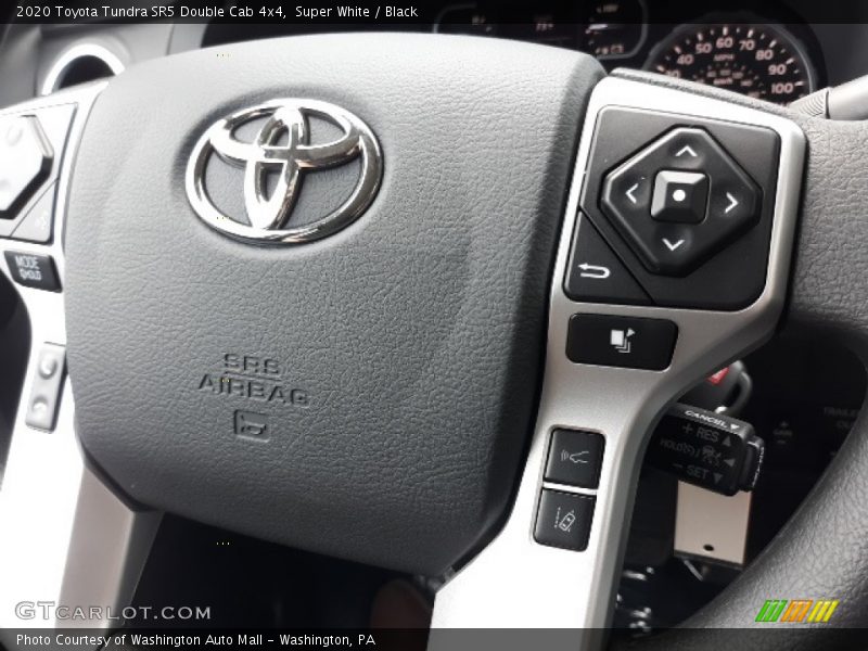 Super White / Black 2020 Toyota Tundra SR5 Double Cab 4x4