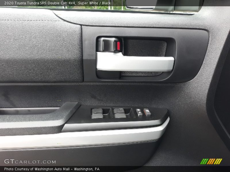 Super White / Black 2020 Toyota Tundra SR5 Double Cab 4x4