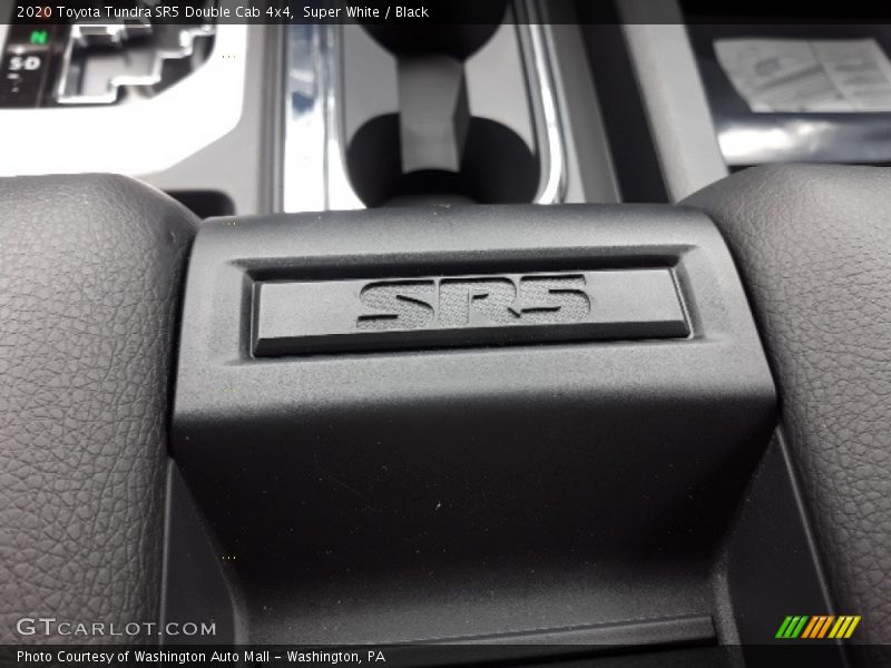 Super White / Black 2020 Toyota Tundra SR5 Double Cab 4x4