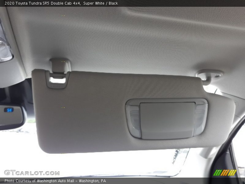 Super White / Black 2020 Toyota Tundra SR5 Double Cab 4x4