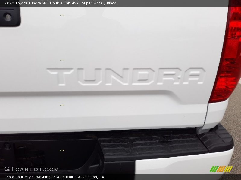 Super White / Black 2020 Toyota Tundra SR5 Double Cab 4x4