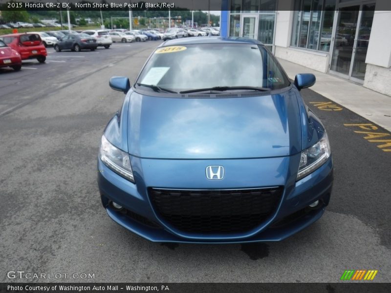 North Shore Blue Pearl / Black/Red 2015 Honda CR-Z EX