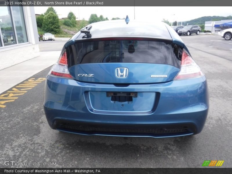 North Shore Blue Pearl / Black/Red 2015 Honda CR-Z EX
