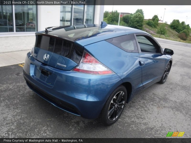 North Shore Blue Pearl / Black/Red 2015 Honda CR-Z EX