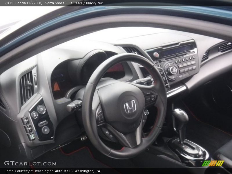 North Shore Blue Pearl / Black/Red 2015 Honda CR-Z EX