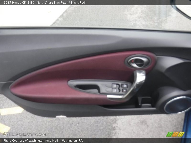 North Shore Blue Pearl / Black/Red 2015 Honda CR-Z EX