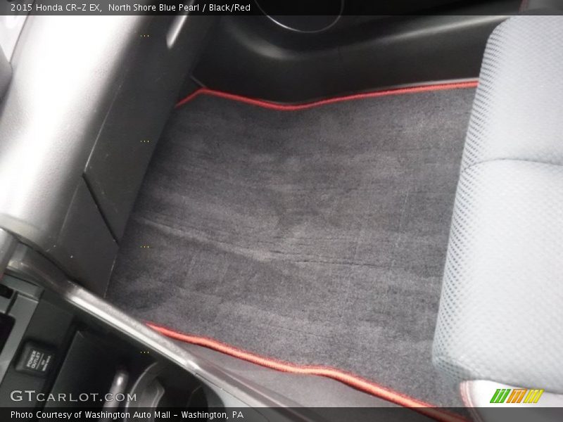 North Shore Blue Pearl / Black/Red 2015 Honda CR-Z EX