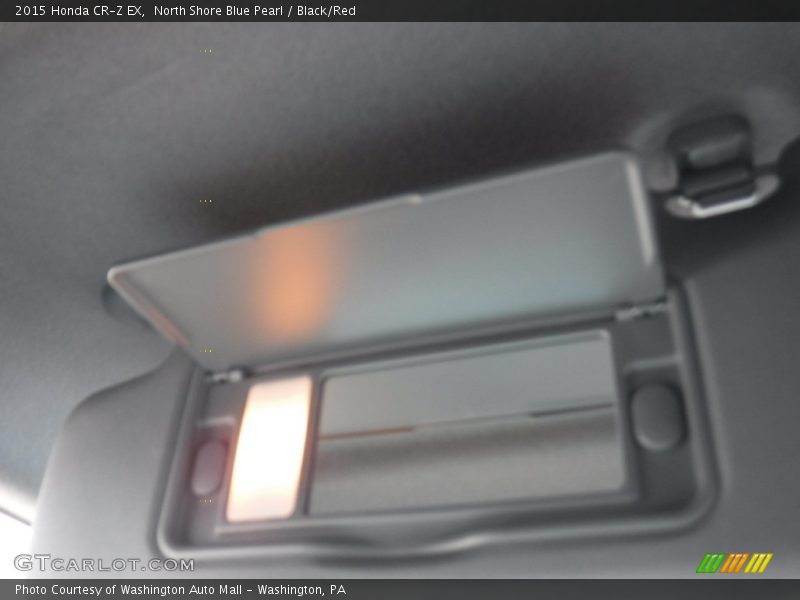 North Shore Blue Pearl / Black/Red 2015 Honda CR-Z EX