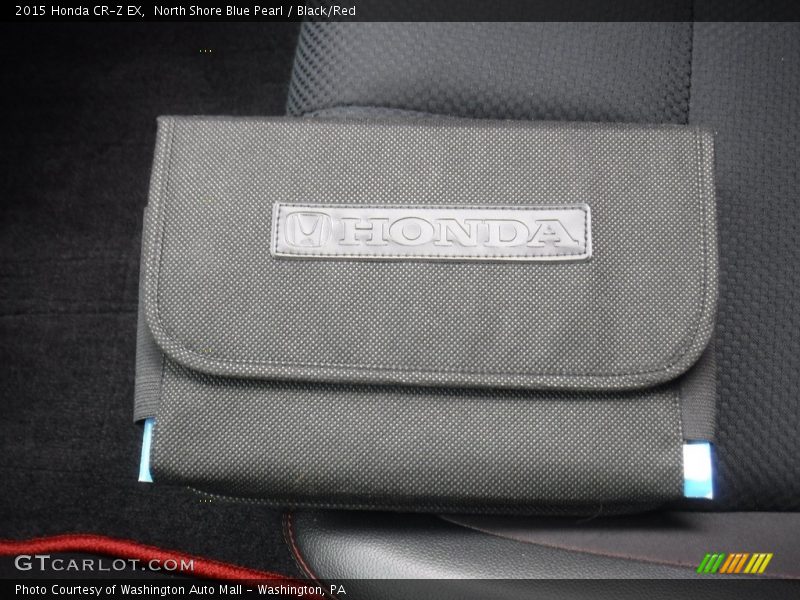 North Shore Blue Pearl / Black/Red 2015 Honda CR-Z EX