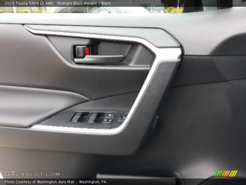 Midnight Black Metallic / Black 2020 Toyota RAV4 LE AWD