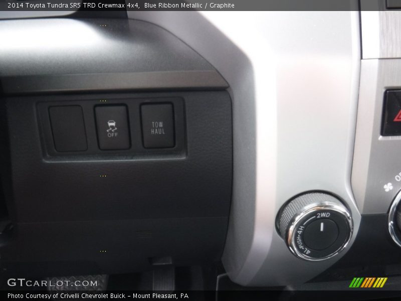 Blue Ribbon Metallic / Graphite 2014 Toyota Tundra SR5 TRD Crewmax 4x4