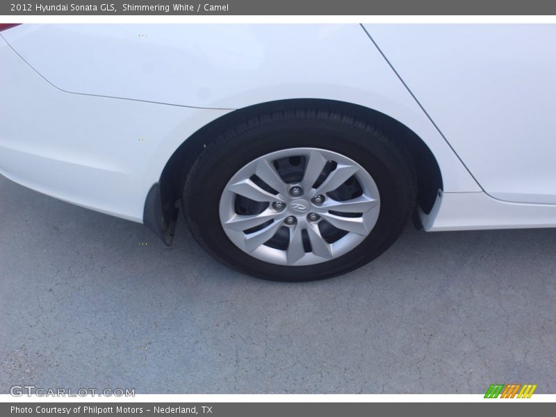 Shimmering White / Camel 2012 Hyundai Sonata GLS