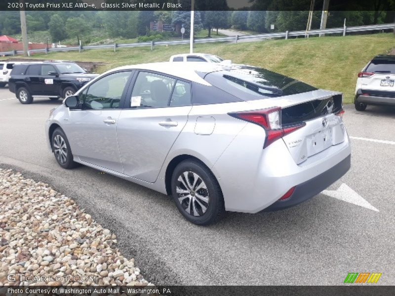 Classic Silver Metallic / Black 2020 Toyota Prius XLE AWD-e