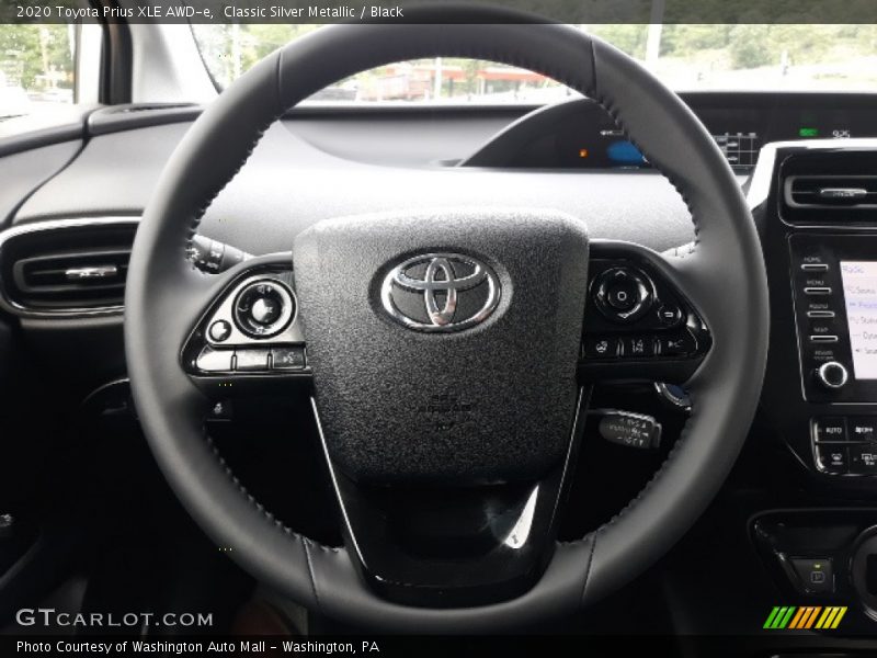 Classic Silver Metallic / Black 2020 Toyota Prius XLE AWD-e