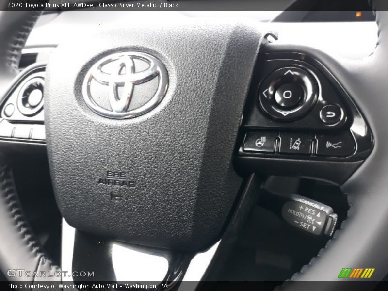Classic Silver Metallic / Black 2020 Toyota Prius XLE AWD-e