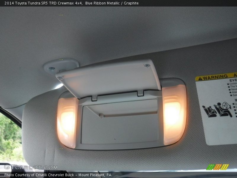 Blue Ribbon Metallic / Graphite 2014 Toyota Tundra SR5 TRD Crewmax 4x4