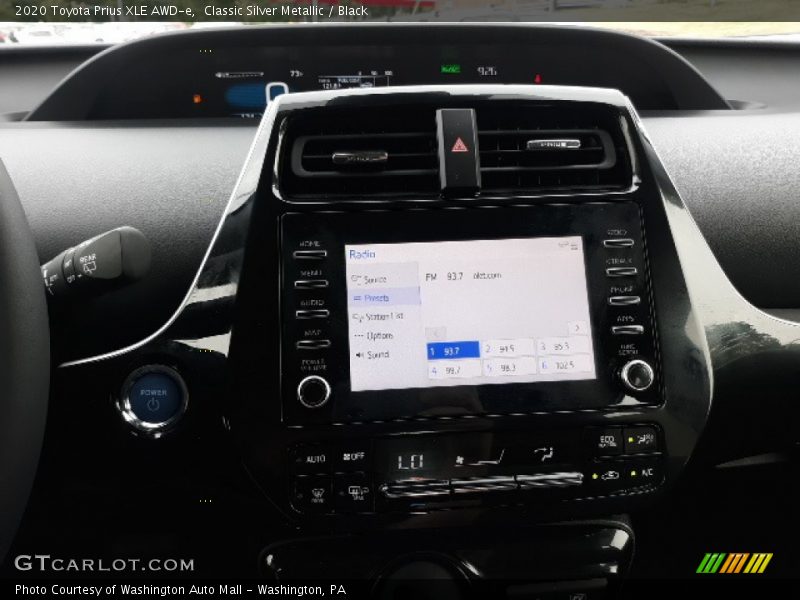 Classic Silver Metallic / Black 2020 Toyota Prius XLE AWD-e