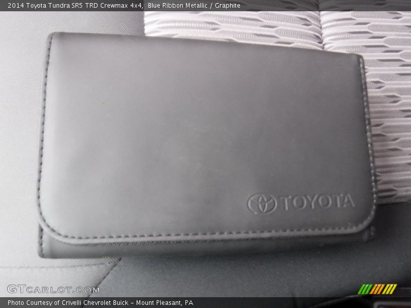 Blue Ribbon Metallic / Graphite 2014 Toyota Tundra SR5 TRD Crewmax 4x4