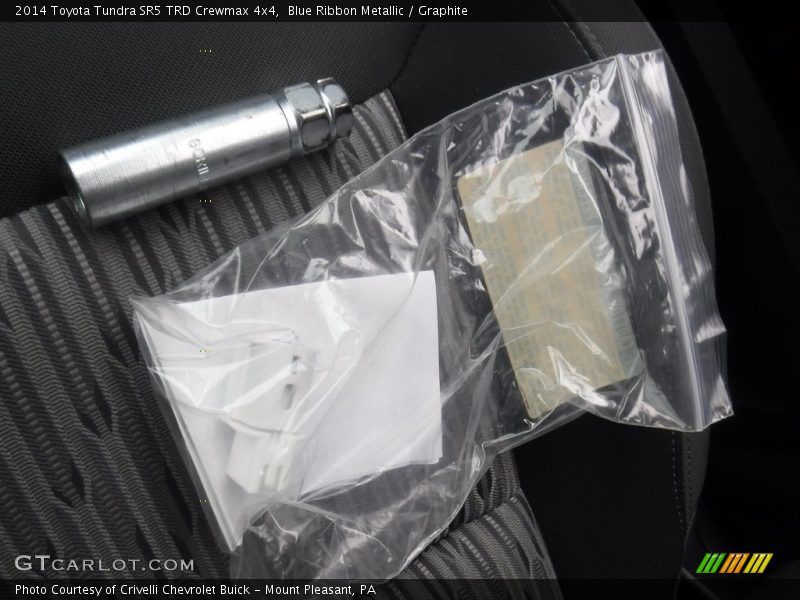 Blue Ribbon Metallic / Graphite 2014 Toyota Tundra SR5 TRD Crewmax 4x4