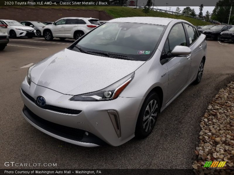 Classic Silver Metallic / Black 2020 Toyota Prius XLE AWD-e