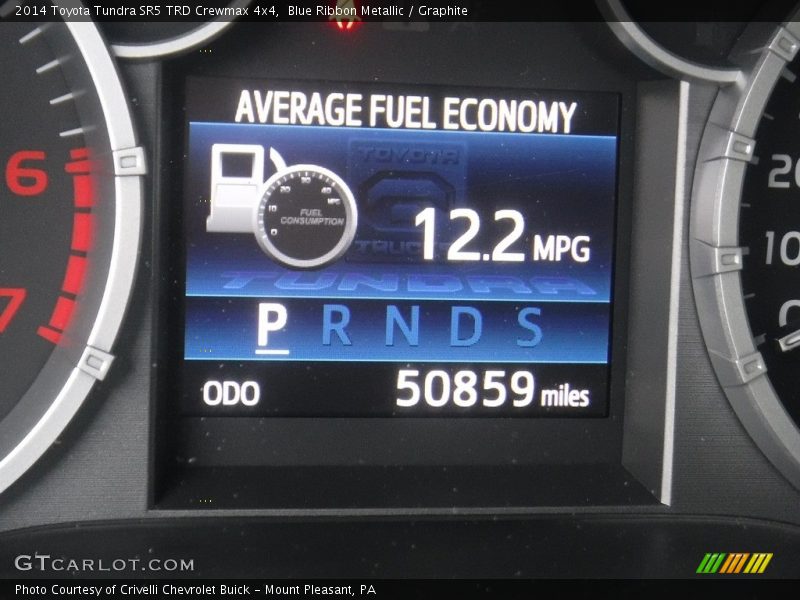 Blue Ribbon Metallic / Graphite 2014 Toyota Tundra SR5 TRD Crewmax 4x4