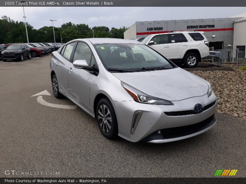 Classic Silver Metallic / Black 2020 Toyota Prius XLE AWD-e