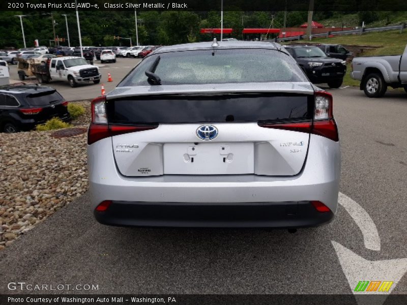 Classic Silver Metallic / Black 2020 Toyota Prius XLE AWD-e