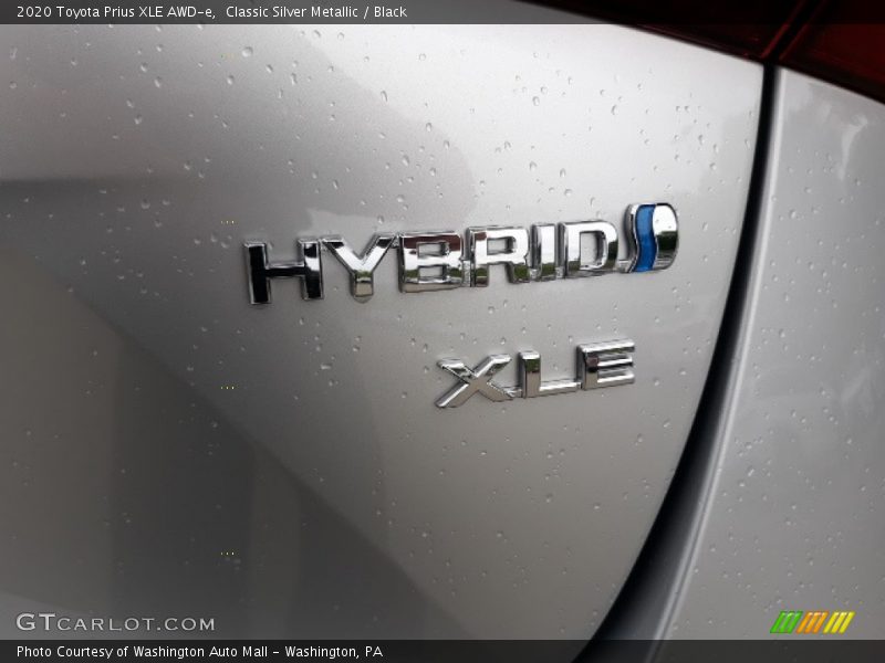 Classic Silver Metallic / Black 2020 Toyota Prius XLE AWD-e