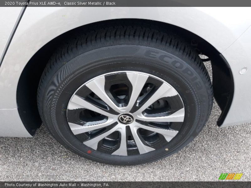 Classic Silver Metallic / Black 2020 Toyota Prius XLE AWD-e