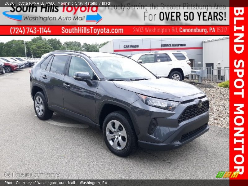 Magnetic Gray Metallic / Black 2020 Toyota RAV4 LE AWD
