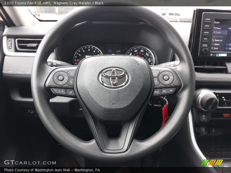 Magnetic Gray Metallic / Black 2020 Toyota RAV4 LE AWD