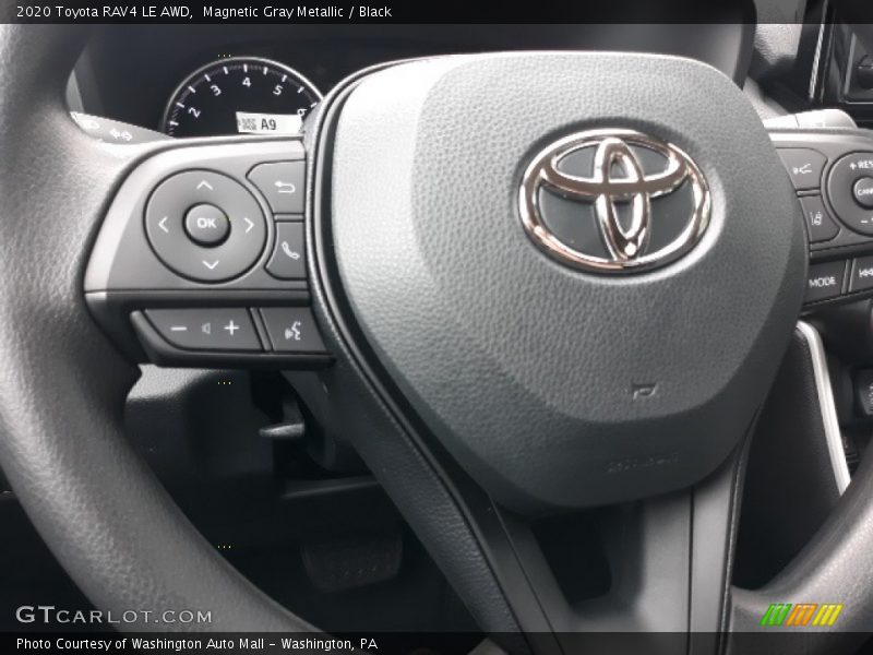 Magnetic Gray Metallic / Black 2020 Toyota RAV4 LE AWD