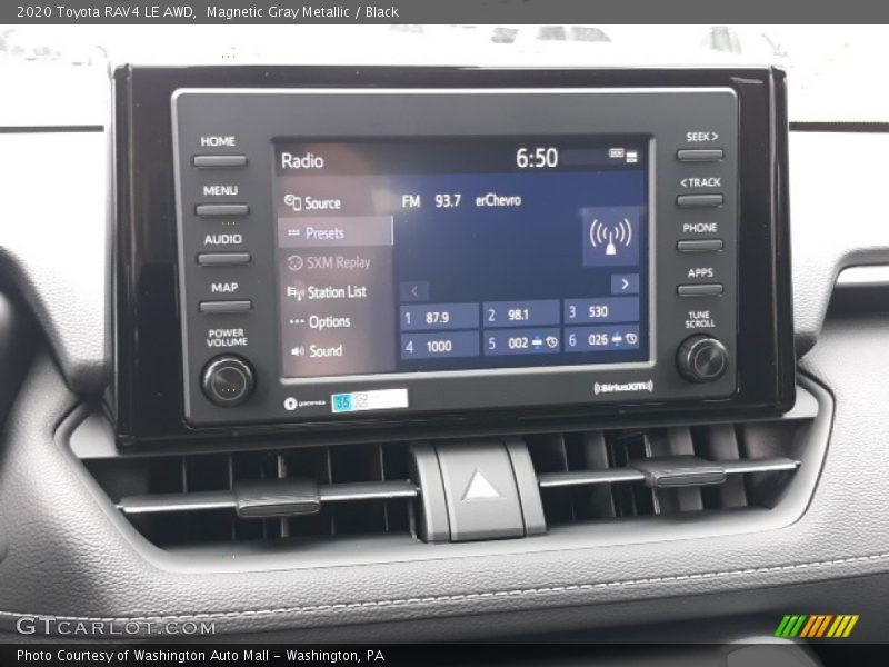 Magnetic Gray Metallic / Black 2020 Toyota RAV4 LE AWD