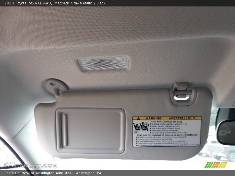 Magnetic Gray Metallic / Black 2020 Toyota RAV4 LE AWD